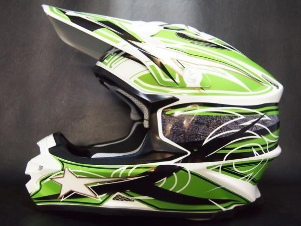 SHOEI VFX-W ヘルメットデカール 赤 TYPE-STAR デカールセット ステッカー ショウエイ オフ車 オフロード レース_画像2