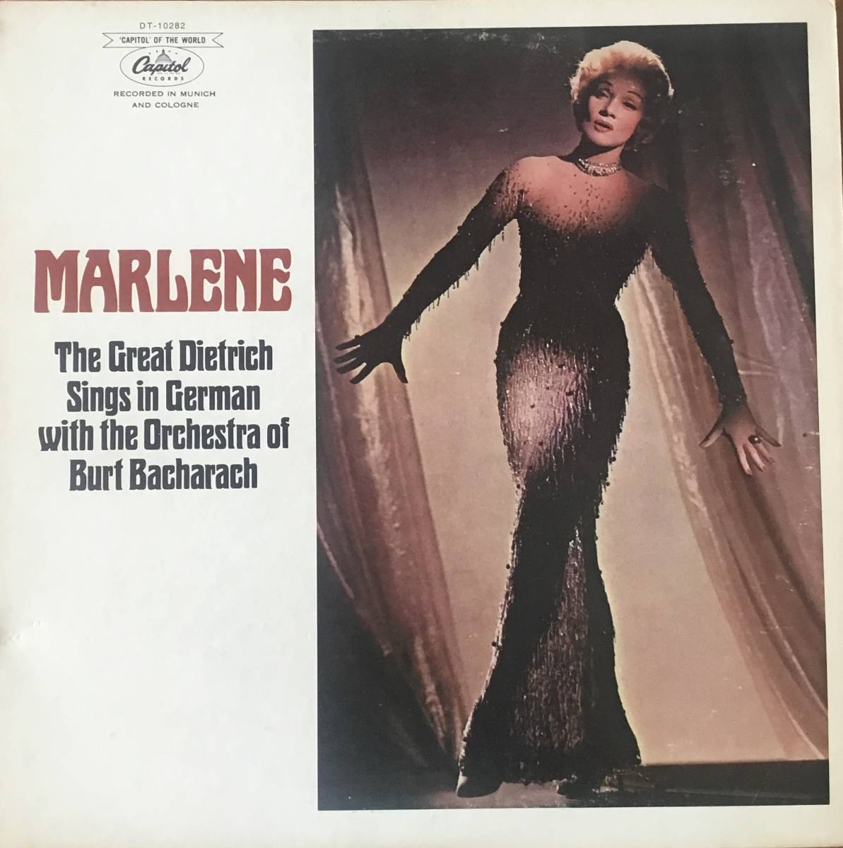 US盤　Marlene Dietrich With the Burt Bacharach Orchestra_画像1