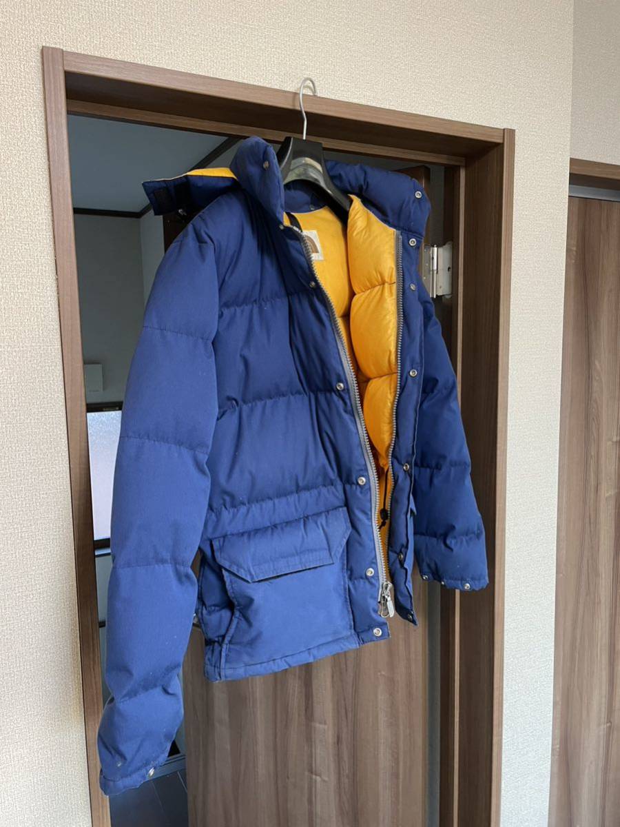 THE NORTH FACE ノースフェイス ND-1025 Sierra Parka シエラ ダウンジャケット S フード付 青 黄_画像4