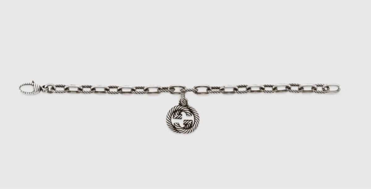 極美品】激レアモデル Gucci ブレスレット インターロッキングG 極美品】激レアモデル Gucci ブレスレット インターロッキングG