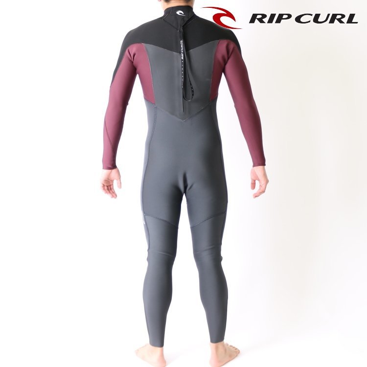 限定1着！新品！1円～最低落札なし！RIP CURL リップカールウェットスーツ メンズ 3×2mm バックジップ インナーバリア付 フルスーツ【Ｍ】_画像3