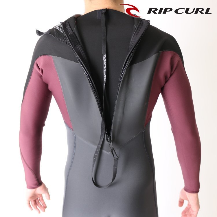 限定1着！新品！1円～最低落札なし！RIP CURL リップカールウェットスーツ メンズ 3×2mm バックジップ インナーバリア付 フルスーツ【Ｍ】_画像8