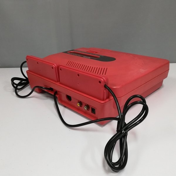 gH695c [訳あり] FC シャープ ツインファミコン 本体のみ / AN-500R レッド / SHARP TWIN FAMICOM | ゲーム X_画像5