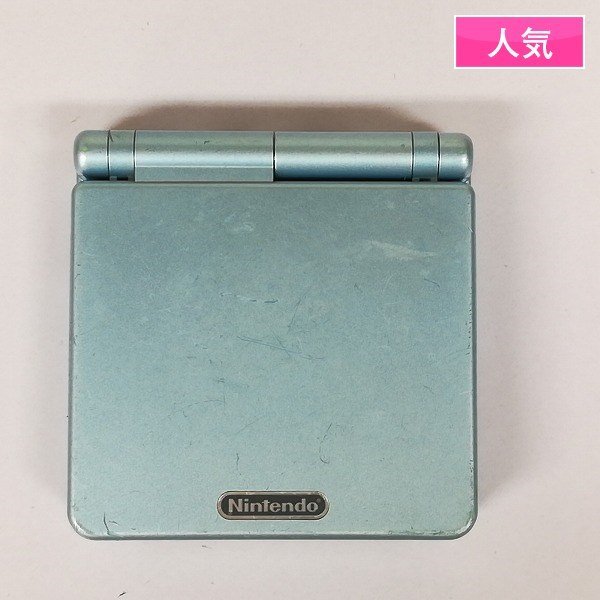 gZ055a [訳あり] GBASP ゲームボーイアドバンスSP パールブルー 本体のみ / GAMEBOY ADVANCE SP | X_画像1