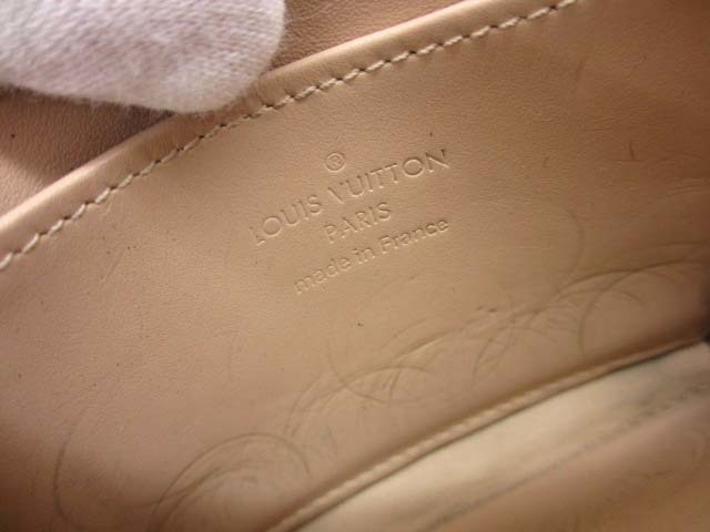 【Y】ルイヴィトン Louis Vuitton ヴェルニ モノグラム ジッピーコインパース リカラー品 マットブラック_画像8