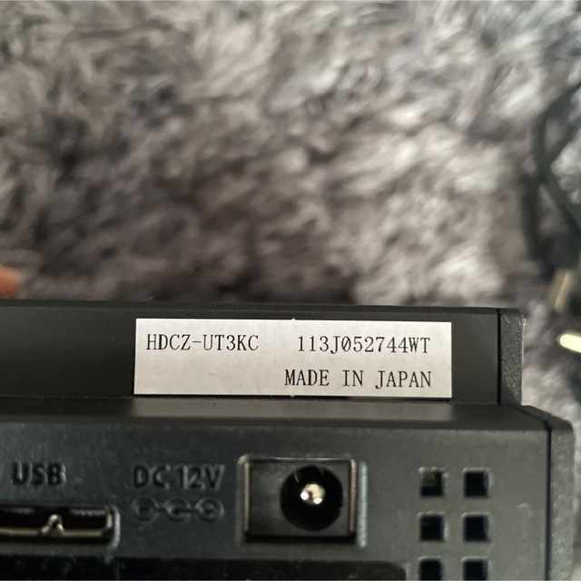 I・O DATA HDCZ-UT3KC ブラック 外付けハードディスク 3TB_画像2