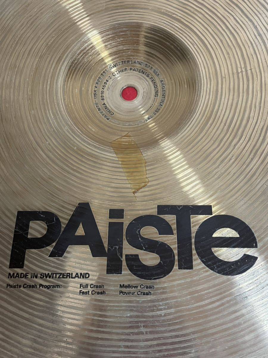 PAISTE パイステ Mellow Crash 16” 16インチ シンバル Full Crash Fast Crash_画像6