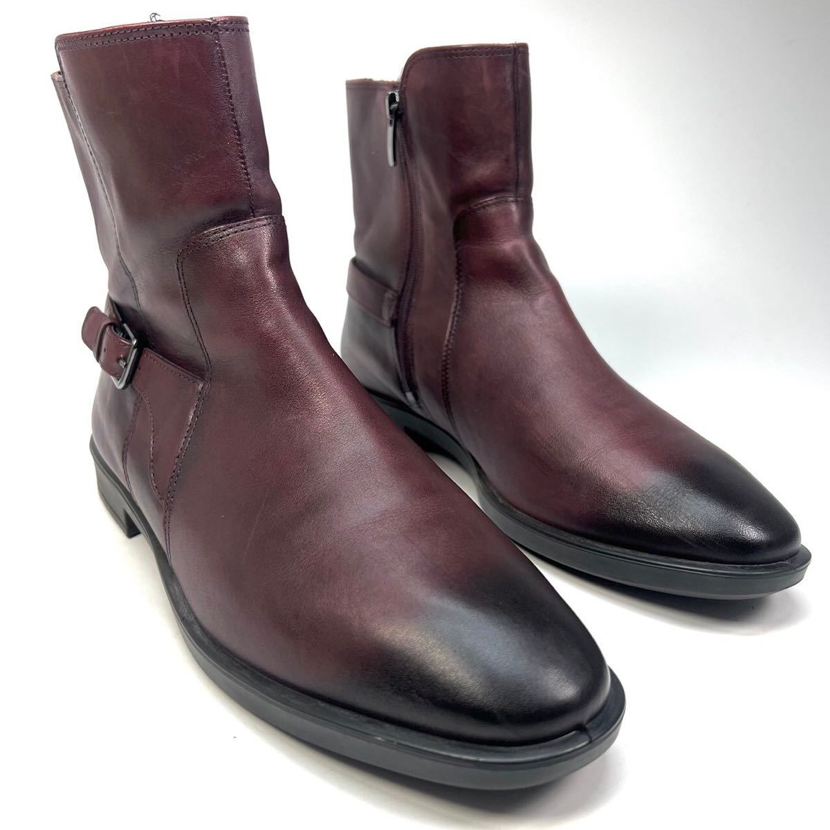 ECCO エコー レザーブーツ ショートブーツ 黒 40サイズ 25cm位 Yahoo ECCO エコー レザーブーツ ショートブーツ 黒 40サイズ 25cm位 Yahoo