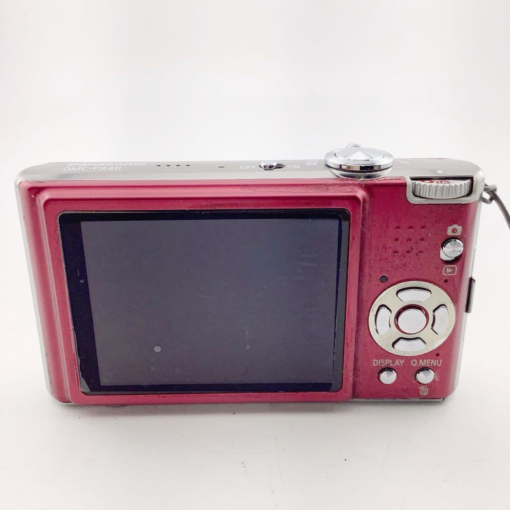 Panasonic LUMIX DMC-FX40 パナソニック コンパクトデジタルカメラ ルミックス バッテリー 付き【k2510-y99】_画像7