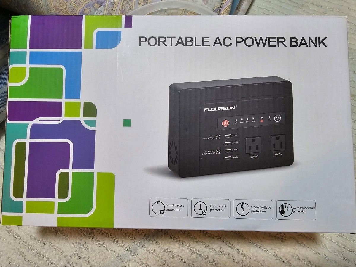 FLOUREON ポータブル電源 純正弦波 146WH/42000mAh 大容量 FLOUREON ポータブル電源 純正弦波 146WH/42000mAh 大容量