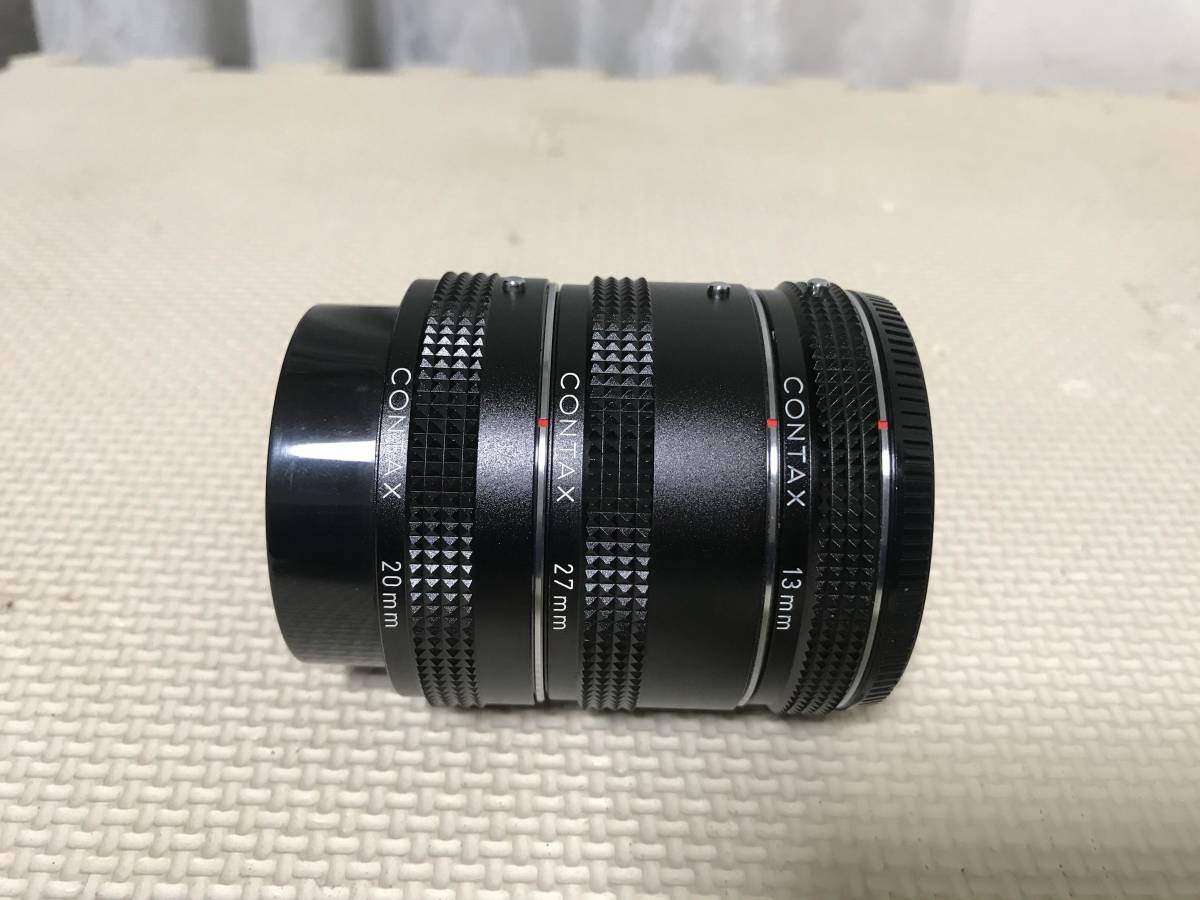 M1483 CONTAX コンタックス / オート接写 リング３点セット　13mm/20mm/27mm / AUTO EXTENSION TUBE SET_画像2