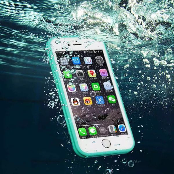 送料無料 iPhone6 plus iPhone6s plus 防水 ケース ケース 防水 カバー プルー 緑 グリーン 衝撃吸収 アィフォン アップル 国内配送 apple_画像1