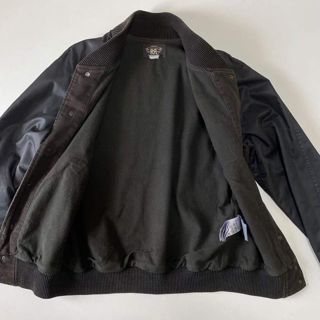 傑作】RRL “Black Cat Varsity Jacket” S スタジャン ブラック 傑作】RRL “Black Cat Varsity Jacket” S スタジャン ブラック