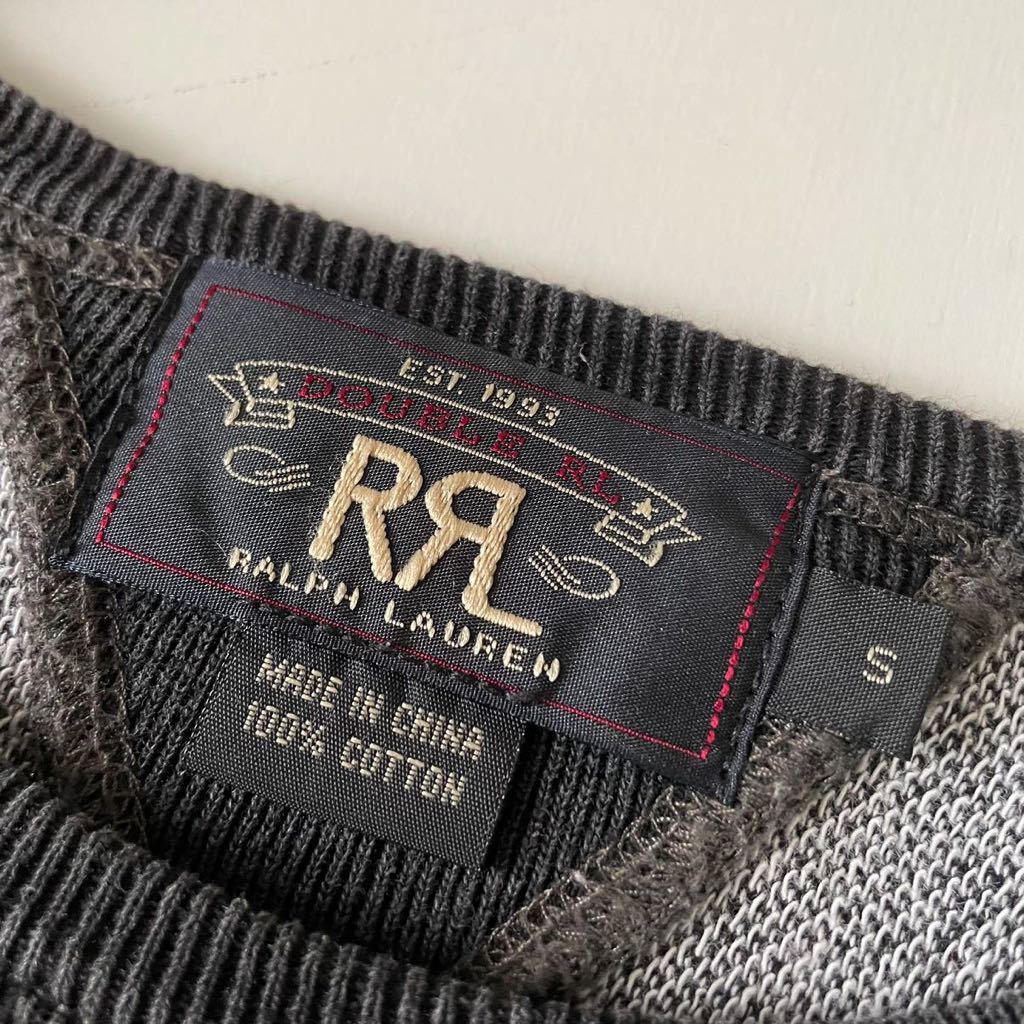 RRL “Black Indigo Logo Sweat” S インディゴ 黒 ブラック 両V RRL “Black Indigo Logo Sweat” S インディゴ 黒 ブラック 両V