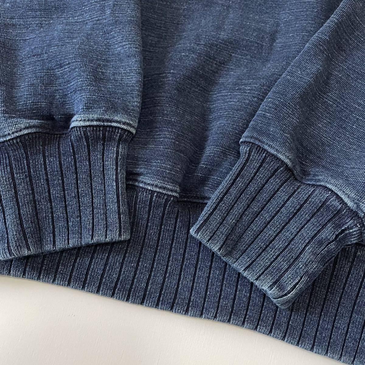 RRL “Indigo Dyed Sweat” S インディゴ 両V スウェット 針抜き RRL “Indigo Dyed Sweat” S インディゴ 両V スウェット 針抜き