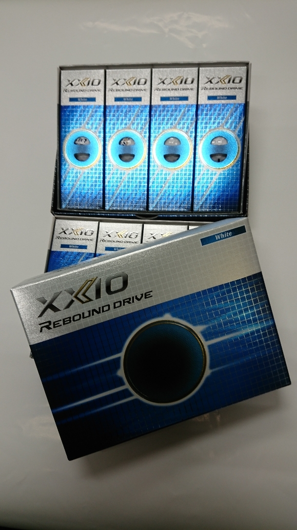 大幅値下げ【正規品】XXIO　REBOUND　DRIVE（ゼクシオリバウンドドライブ）ボール【ホワイト】2ダース【新品【送料無料】XXIO_画像1