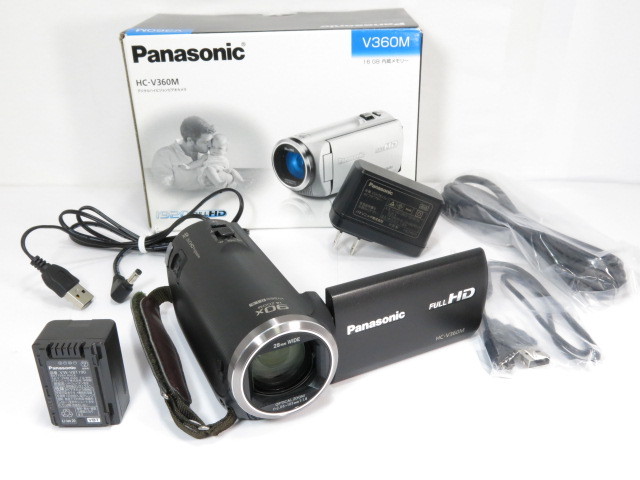 【 美品 】Panasonic HC-V360M ビデオビデオカメラ [管PN1897]