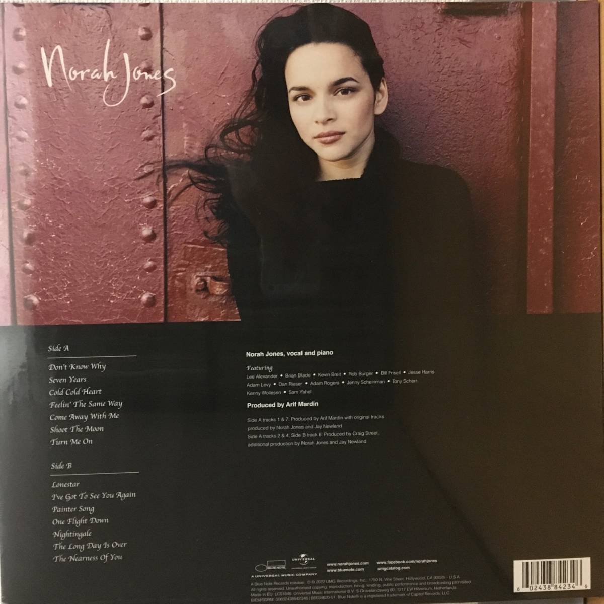 新品 20周年記念盤 LP ★ ノラ・ジョーンズ Come Away With Me ★ アナログ レコード ブルーノート Norah Jones Don't Know Why Blue Note_画像2