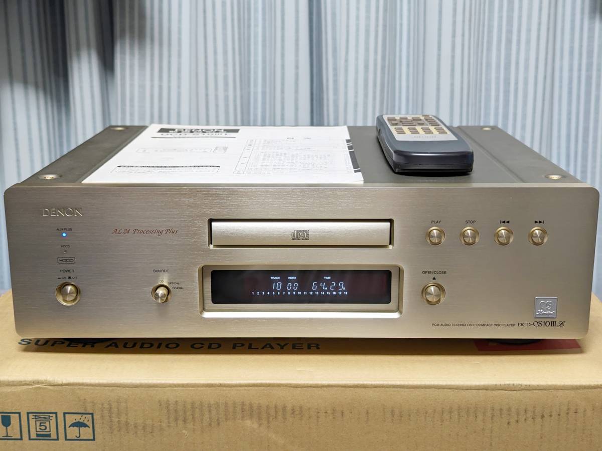 送料無料 動作品 DENON DCD-S10IIIL S10ⅢL 限定モデル PCM1704搭載 DENON最後のCD専用高級プレーヤー 定価25万_画像1