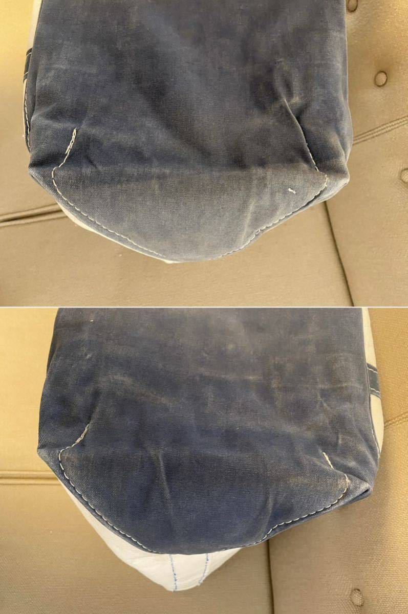 L L Bean トートバッグ 80s 耳付き ネイビー 2トーンタグ 2色 L L Bean トートバッグ 80s 耳付き ネイビー 2トーンタグ 2色