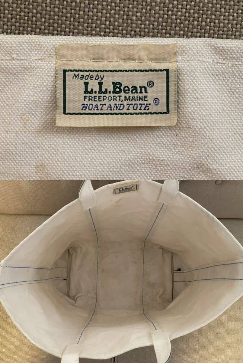 L L Bean トートバッグ 80s 耳付き ネイビー 2トーンタグ 2色 L L Bean トートバッグ 80s 耳付き ネイビー 2トーンタグ 2色