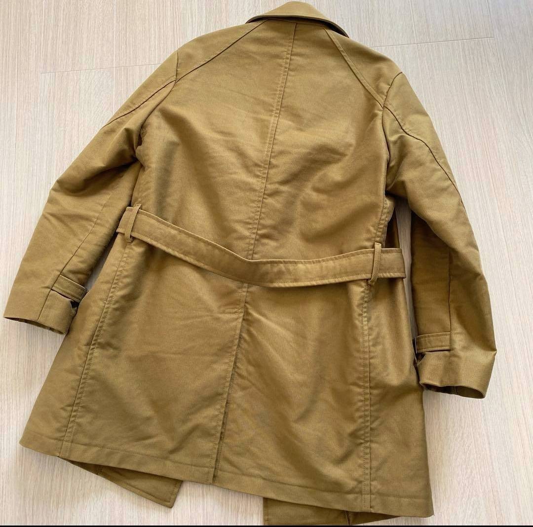 美品 定価7万 Varde77 ダック生地 トレンチコート M ミリタリーコート マッキーノコート ヴァルデ77 Trench Middle Coat 廃盤 希少モデル_画像3