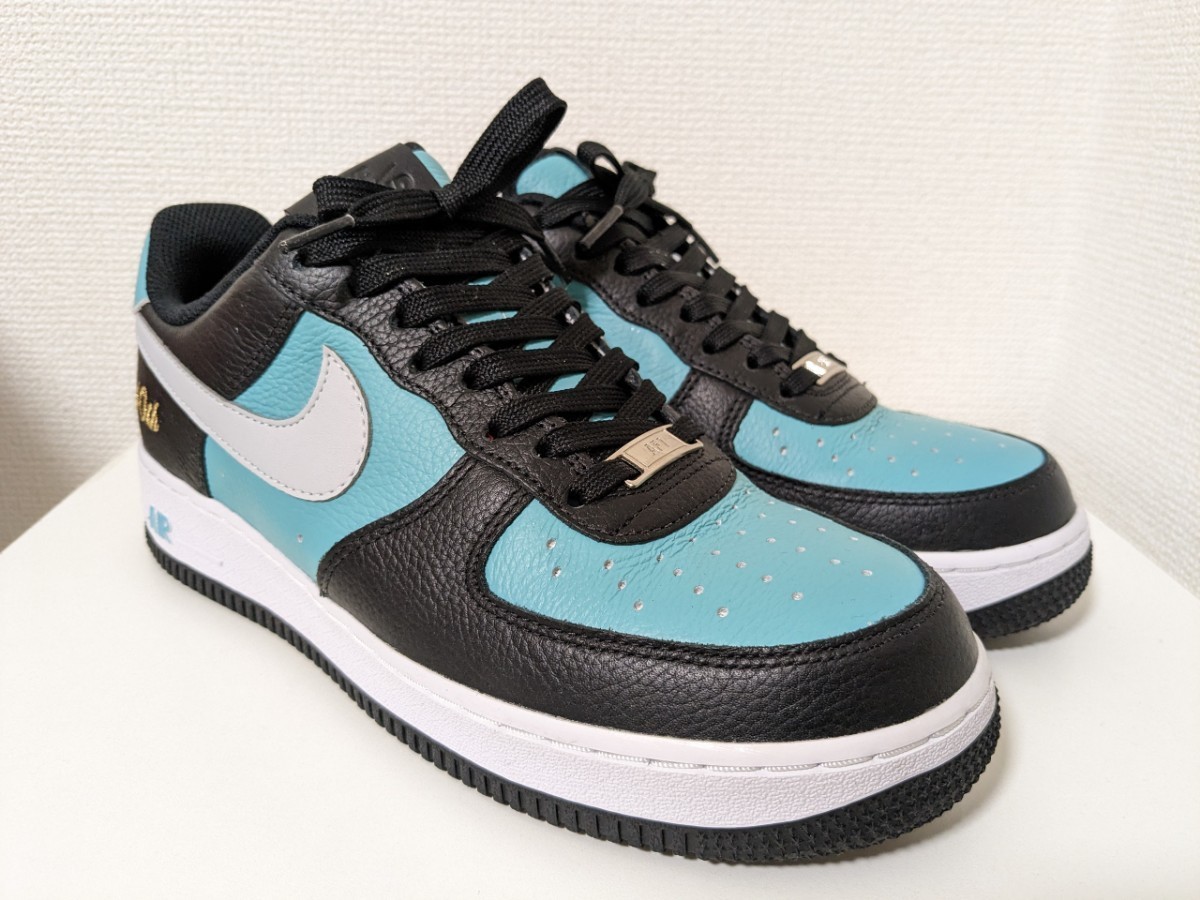  再出品 NIKE AIR FORCE 1 NIKE BY YOU US8.5 26.5cm ナイキ エアフォース1 エアフォース バイユー スニーカー 靴 Tiffany ティァニー　_画像7