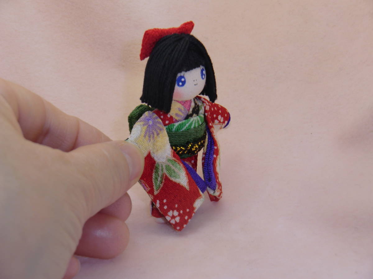 　昭和レトロ風人形　　着物人形　　ミニチュアドール　　手作り　ブライスの人形　　リカちゃんの人形　　　 　　_画像4