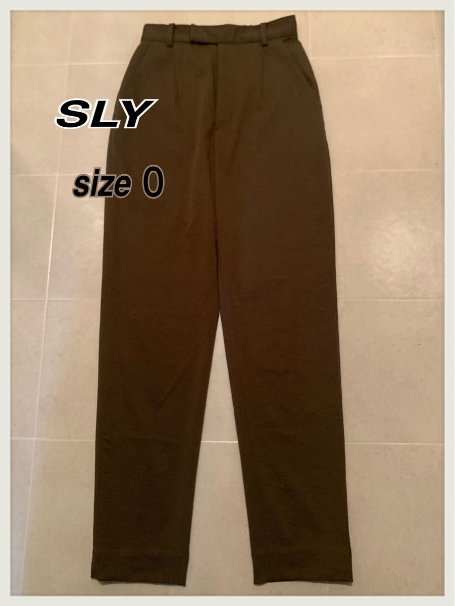 《美品》【SLY】スライ テーパード パンツ レディース