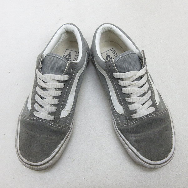 z■【23.5】バンズ/VANS オールドスクール DX V36CL■灰/LADIES/43【中古】■_画像2