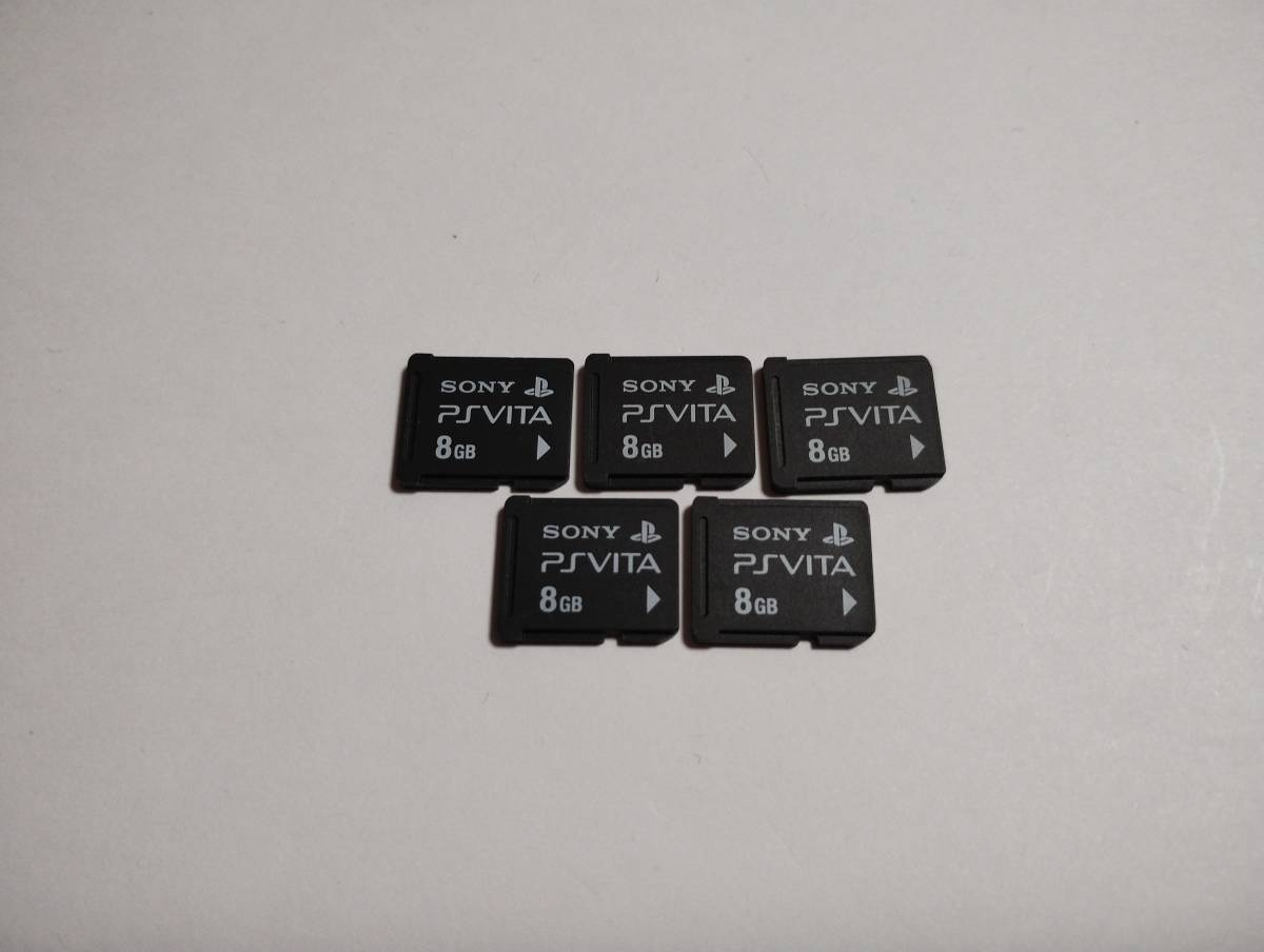 5枚セット　8GB　PS VITA　メモリーカード　SONY　フォーマット済み　ヴィータ_画像1