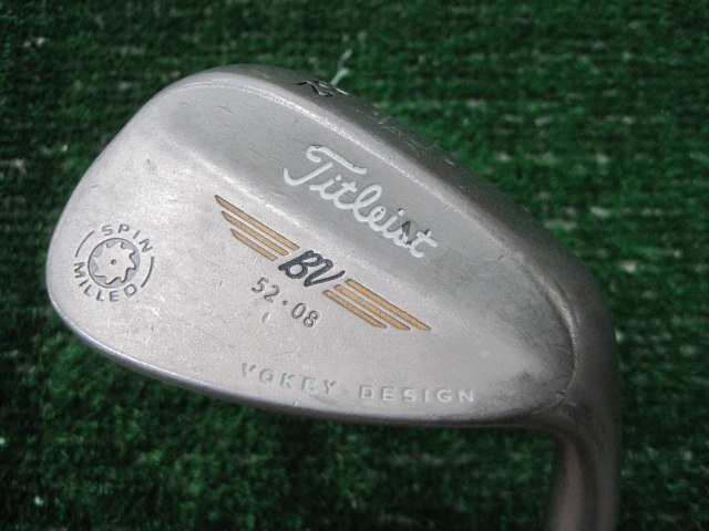 タイトリスト ボーケイ・ウェッジスピンミルド2009ブラックニッケル52.08/DG/WEDGE/52[8050] SPIN　MILED　５２°_画像1