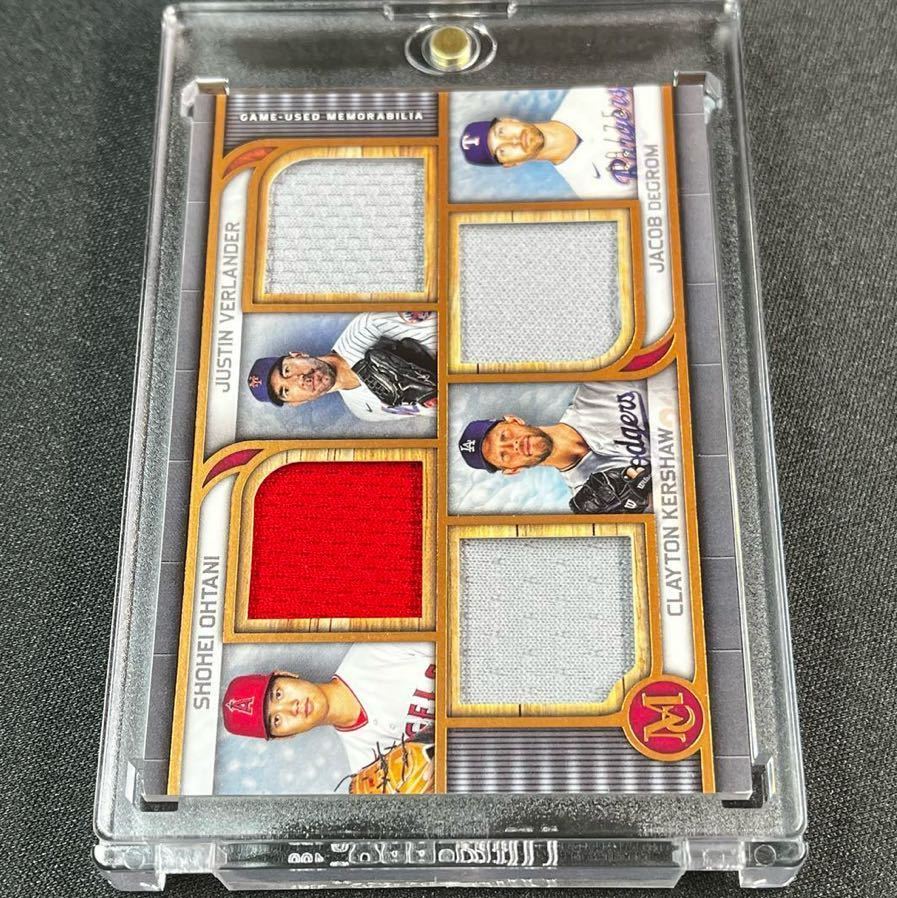 最新 75枚限定 2023 Topps Museum 大谷翔平 バーランダー カーショウ 実使用ジャージーカード MLBジャージーサイン等インサートカード_画像6