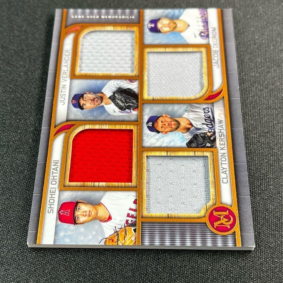 最新 75枚限定 2023 Topps Museum 大谷翔平 バーランダー カーショウ 実使用ジャージーカード MLBジャージーサイン等インサートカード_画像3