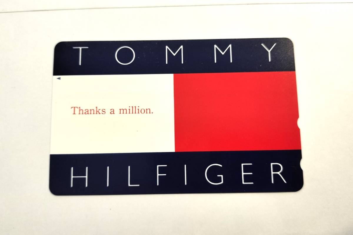 TOMMY HILFIGER トミーヒルフィガー　テレホンカード　未使用　50度数_画像1