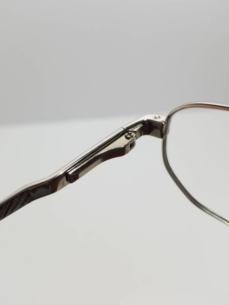 未使用 眼鏡 メガネフレーム LAGERFELD 88-0902 COL1 チタン 軽量 オシャレ シンプル フルリム 兼用 メンズ レディース 54口17-140 BB-1_画像7