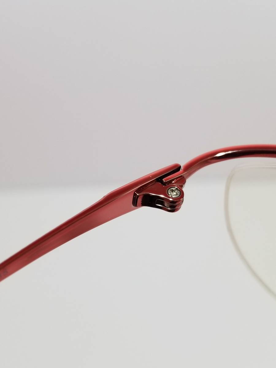 未使用 眼鏡 メガネフレーム Venos vn-8022 WI チタン 軽量 オシャレ シンプル ハーフリム 兼用 メンズ レディース 54口17-135 EE-9_画像7