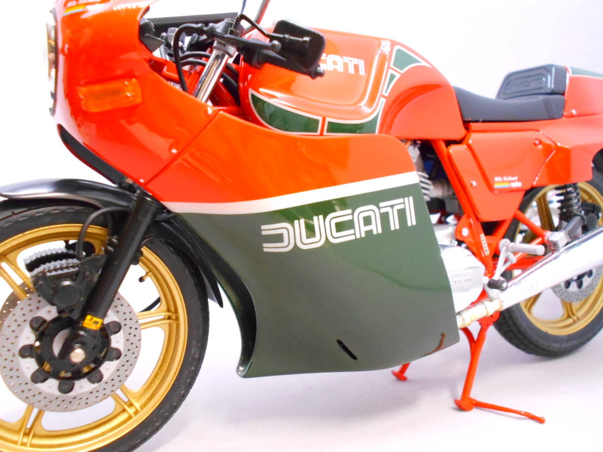  Tamiya 1/12 Ducati 900 Mike *. il wood replica ( final product )!