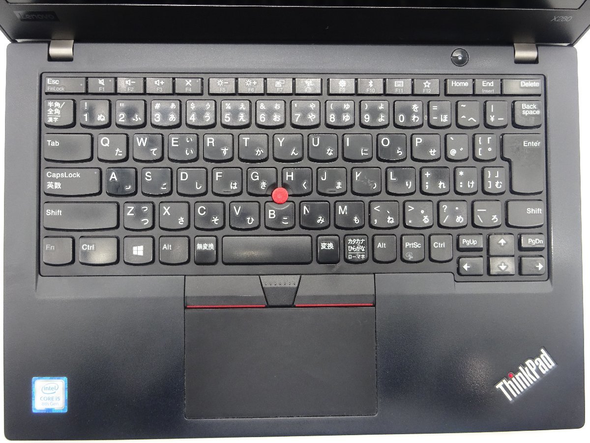 Lenovo ThinkPad X280 20KE-A059JP 第8世代CPU i5-8250U 1.6GHz/8GB/SSD 256GB/12インチ/無線LAN/Webカメラ_画像4