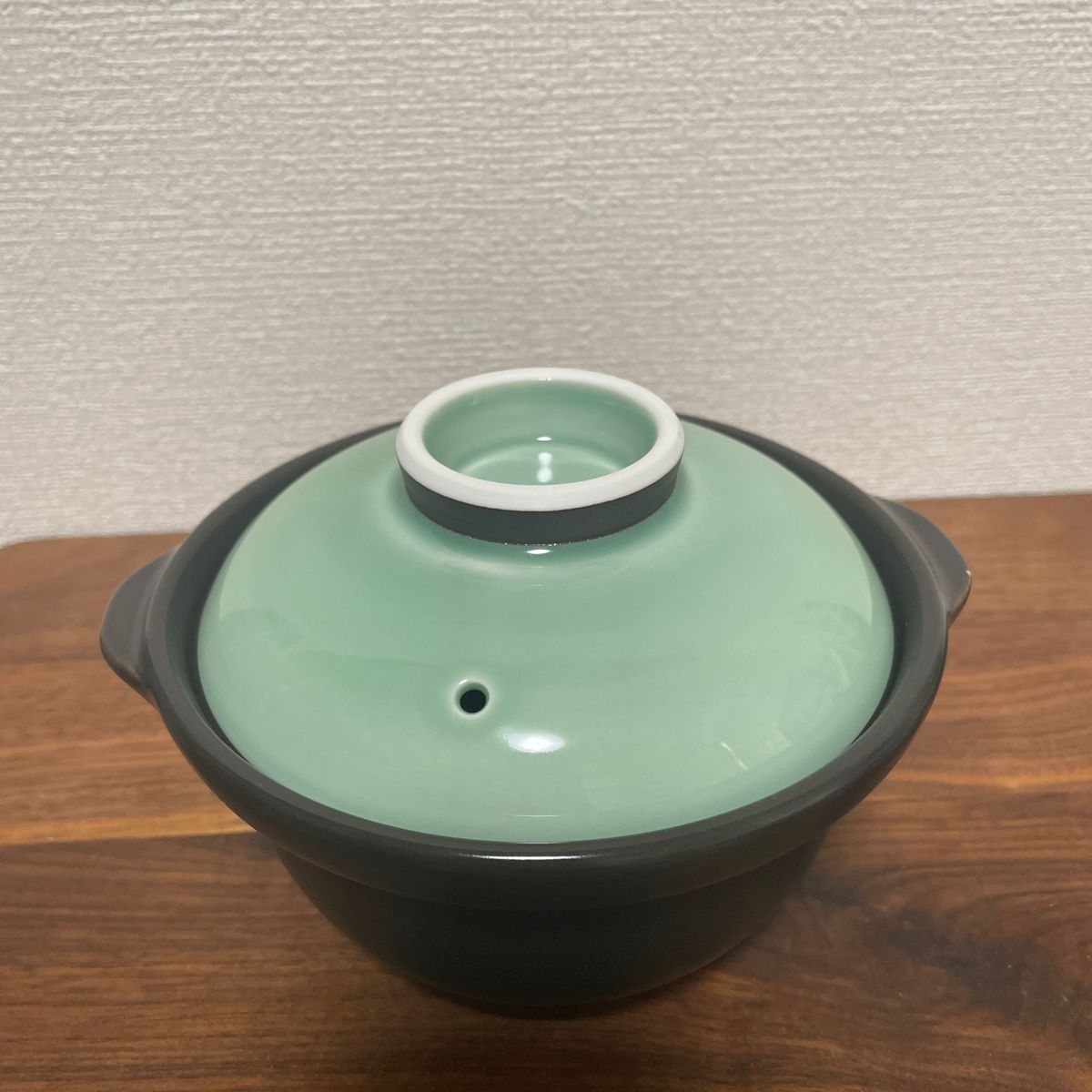 【新品未使用】深川製磁  1人用土鍋  グリーン