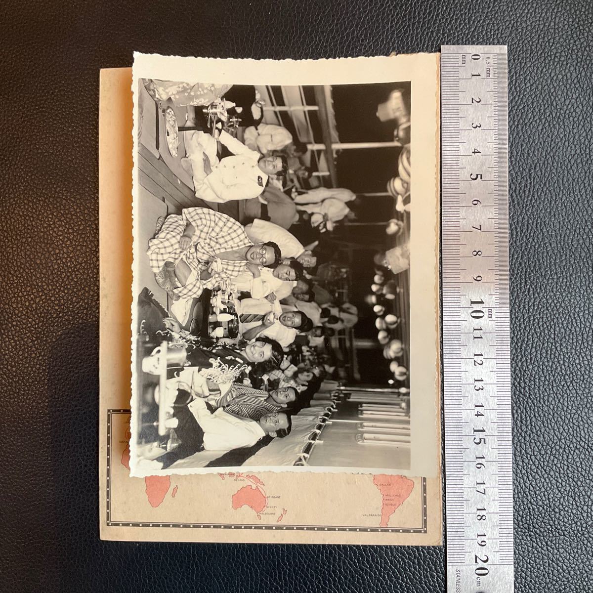 日本郵船　N.K.Y.Line 古写真　外国人　着物女性　諏訪丸　1937年　ディナーメニュー　レトロ　アンティーク　コレクション_画像8
