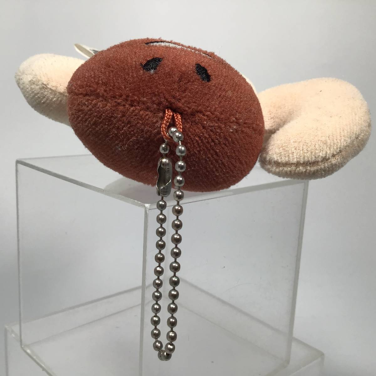 N-2895☆ おさわり探偵　なめこ栽培キット　マッスルなめこ　ボールチェーン付き　Beeworks/SUCCESS　ぬいぐるみ_画像3