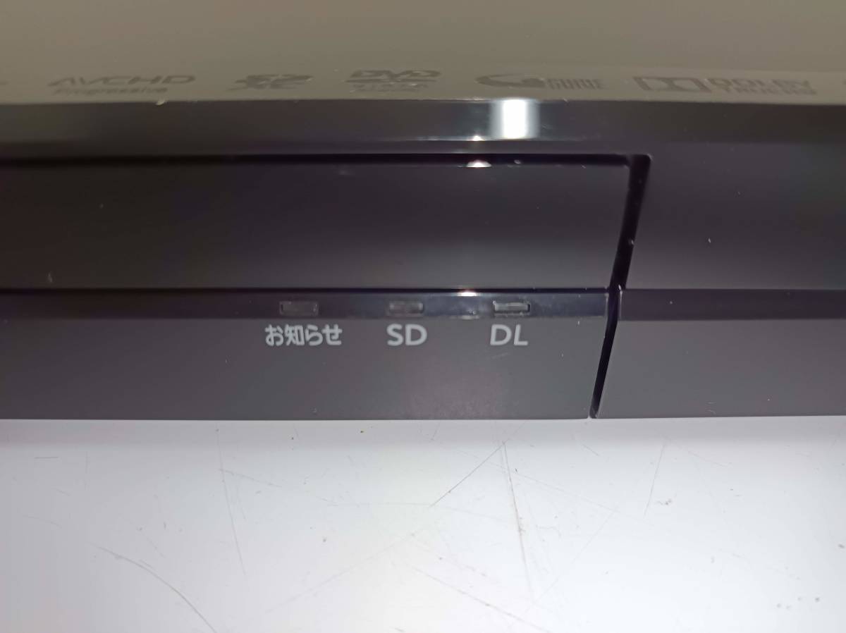  QAZ12348★Panasonic パナソニック　DIGA　DMR-BR160 HDD　ハイビジョン　ブルーレイディスクレコーダー B-CASカード（赤） _画像7