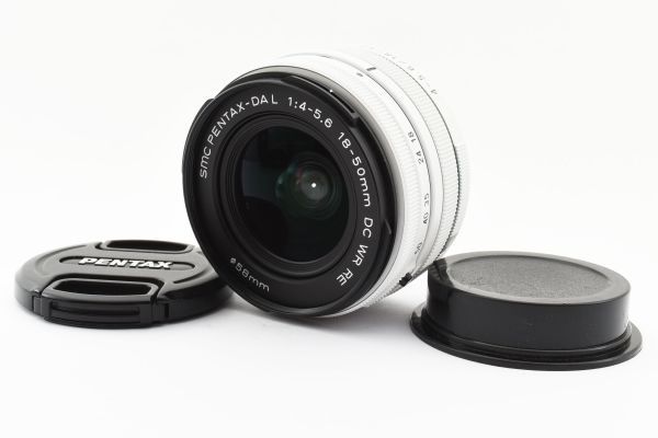 [Rank:AB] 希少完動品 Pentax Smc Pentax-DA L 18-50mm F4-5.6 DC WR RE White ホワイト 白 標準 ズームレンズ ペンタックス K APS-C #5873_画像1