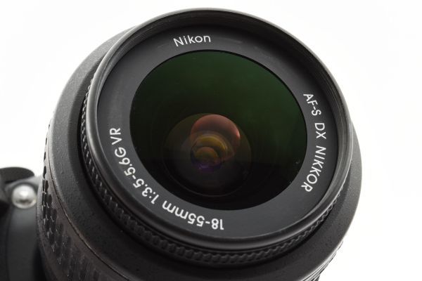 [Rank:B] Nikon D3200 ボディ AF-S DX 18-55mm F3.5-5.6 G VR 手ブレ補正 標準レンズ付 デジタル一眼レフ カメラ / 通電,撮影可 訳有 #5879_画像10