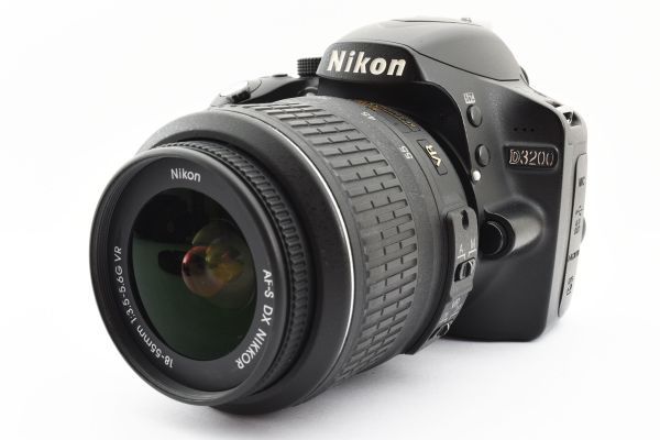 [Rank:B] Nikon D3200 ボディ AF-S DX 18-55mm F3.5-5.6 G VR 手ブレ補正 標準レンズ付 デジタル一眼レフ カメラ / 通電,撮影可 訳有 #5879_画像2