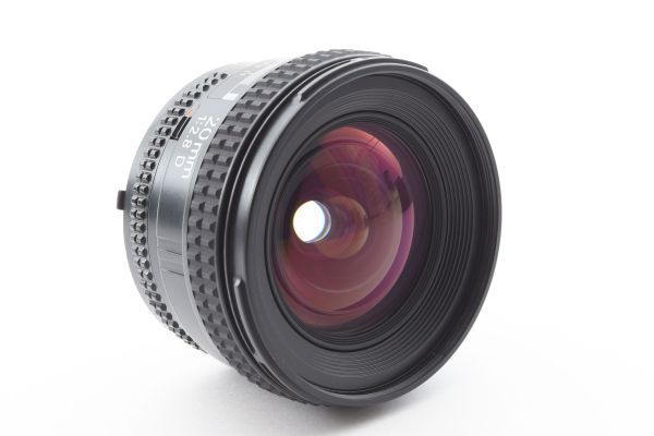 [Rank:AB] 完動品 Nikon AF Nikkor 20mm F2.8 D Ultra Wide Lens + HB-4 フード付 大口径 単焦点 超広角 レンズ ニコン F Mount ※1 #1615_画像3