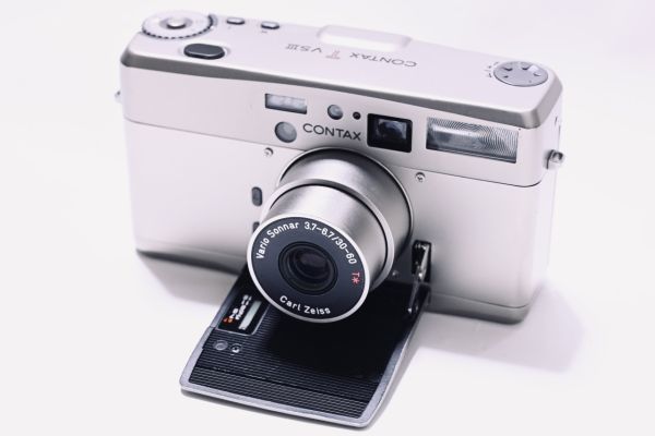 [Rank:AB] 完動品 Contax TVS III 30-60mm 3.7-6.7 T* Compact Film Camera コンパクトフィルムカメラ コンタックス TVSIII 動作良好 #5952_画像2