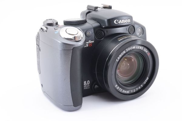 便利な単三電池4本で使用可 Canon Powershot S5 IS Compact Digital Camera コンパクトデジタルカメラ キヤノン パワーショット 動作OK #46_画像3