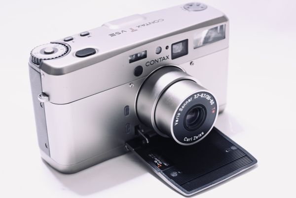 [Rank:AB] 完動品 Contax TVS III 30-60mm 3.7-6.7 T* Compact Film Camera コンパクトフィルムカメラ コンタックス TVSIII 動作良好 #5952_画像4